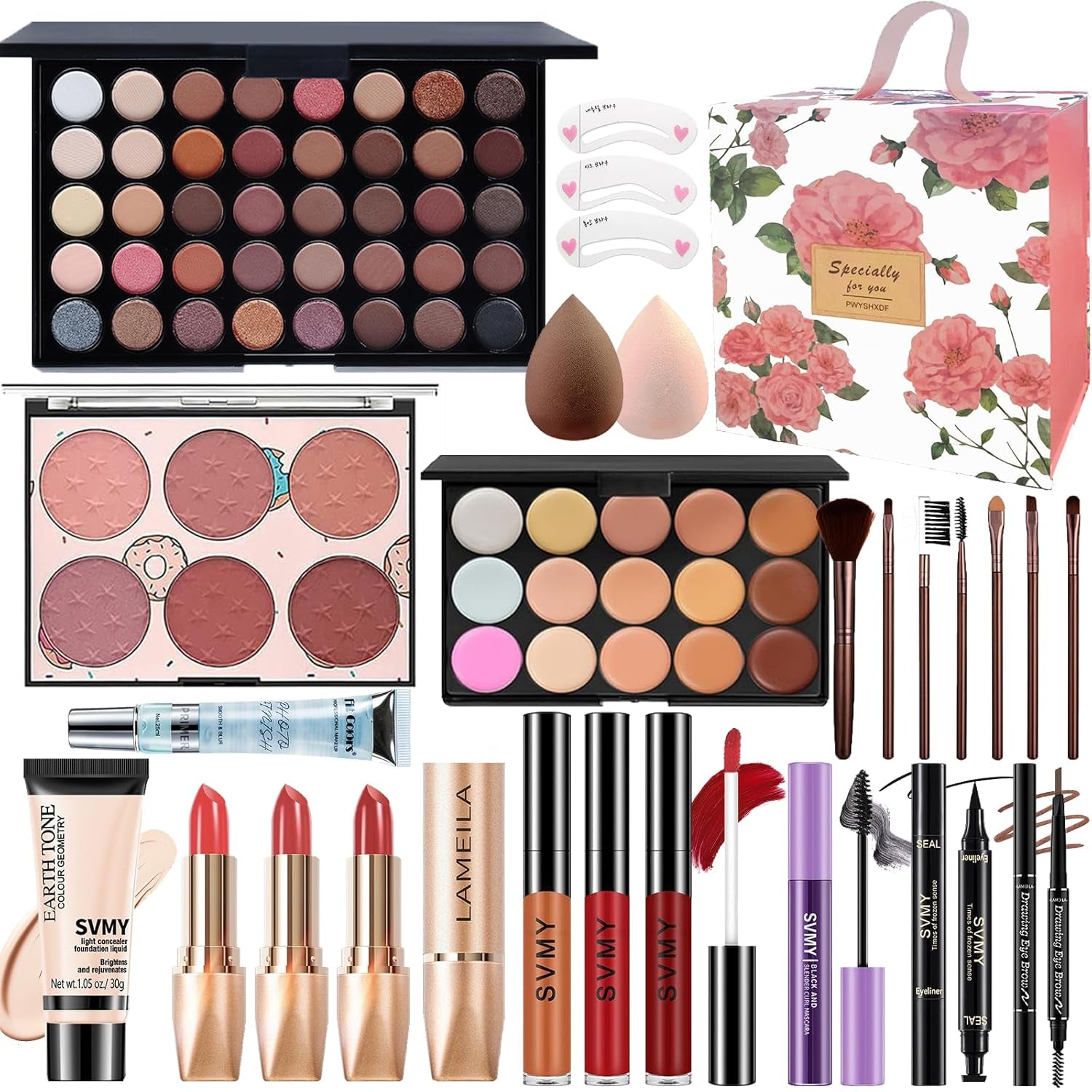 Heavenly Gadget Makeup Set 01 Glam Ready Makeup Kit – Complete Beginner Set for Teens
