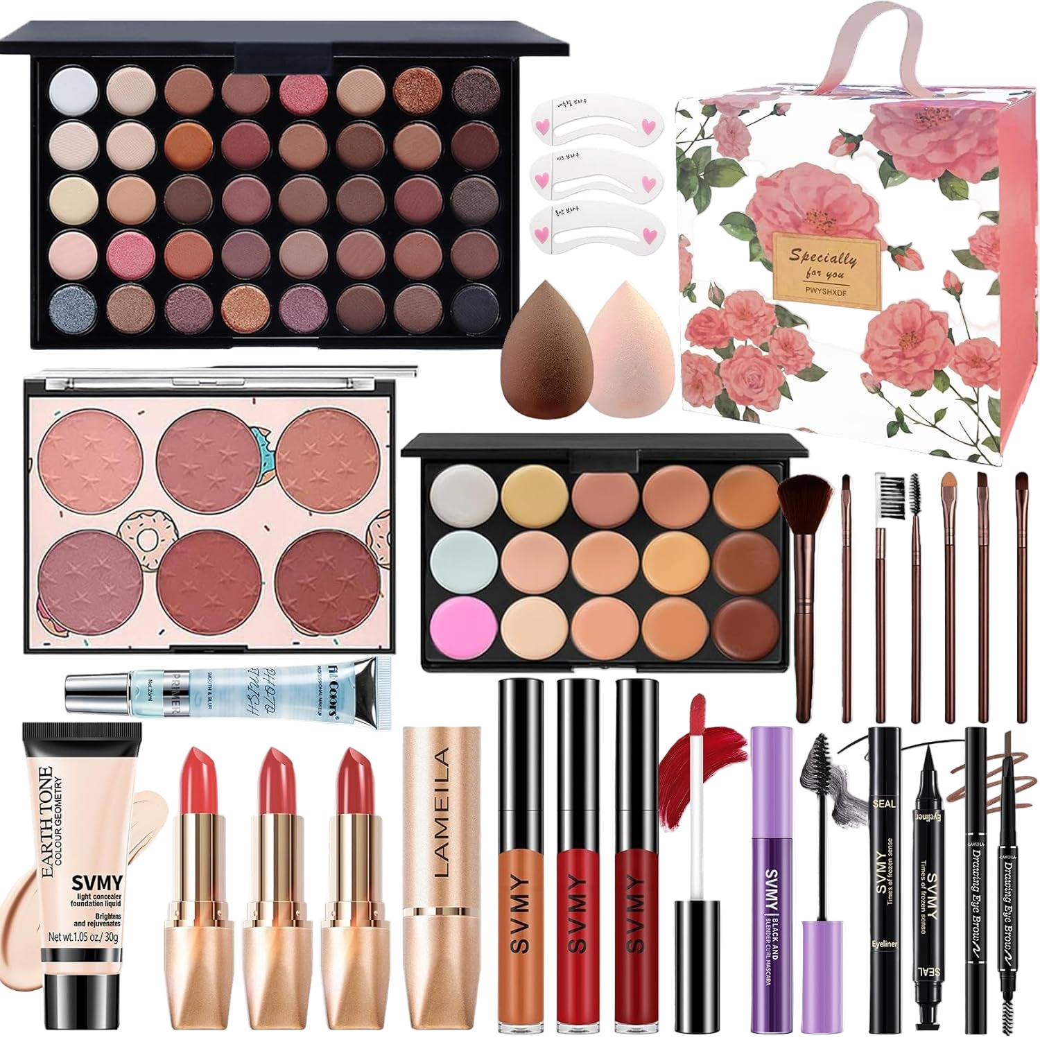 Heavenly Gadget Makeup Set 01 Glam Ready Makeup Kit – Complete Beginner Set for Teens