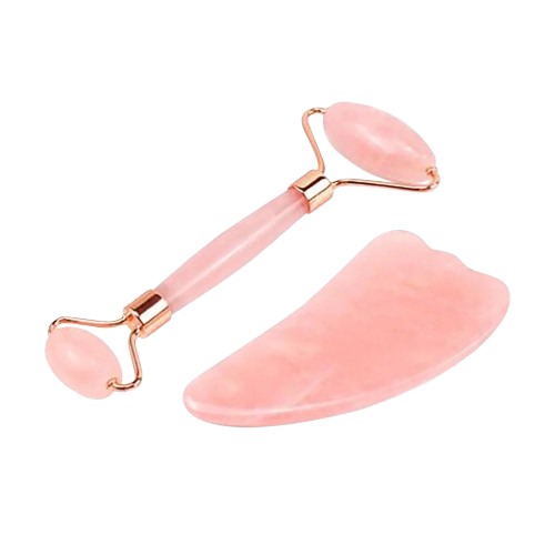 Gua Sha & Jade Roller Set โ Facial Massage Tool
