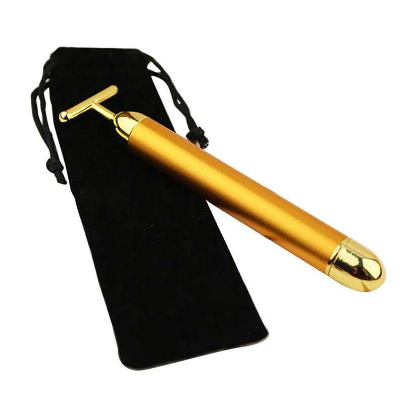 Heavenly Gadget With Bag 24K Facial Roller Massager