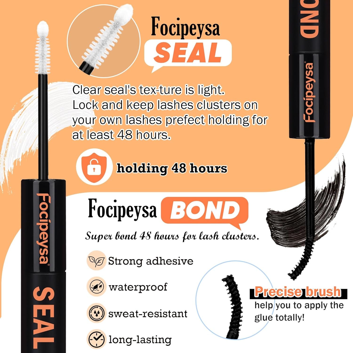 Heavenly Gadget 07C LuxeLash Pro Cluster Kit - 40P Mixed Lengths (10-18mm)