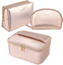 Heavenly Gadget  Rose Gold Trio Travel Makeup Bags