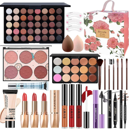 Heavenly Gadget  Makeup Set 01 Glam Ready Makeup Kit – Complete Beginner Set for Teens