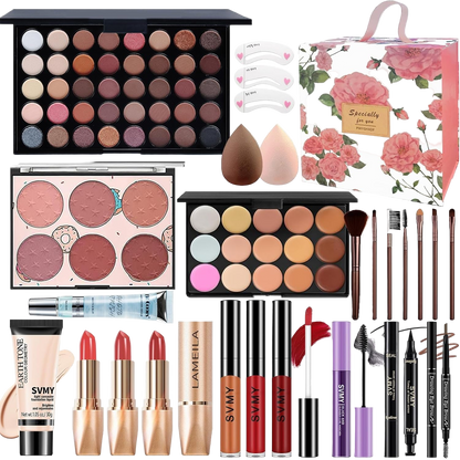 Heavenly Gadget  Makeup Set 01 Glam Ready Makeup Kit – Complete Beginner Set for Teens