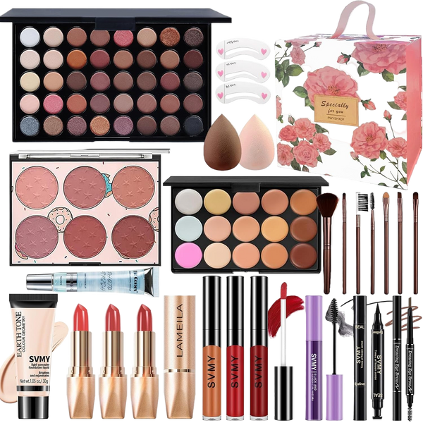Glam Ready Makeup Kit – Complete Beginner Set for Teens