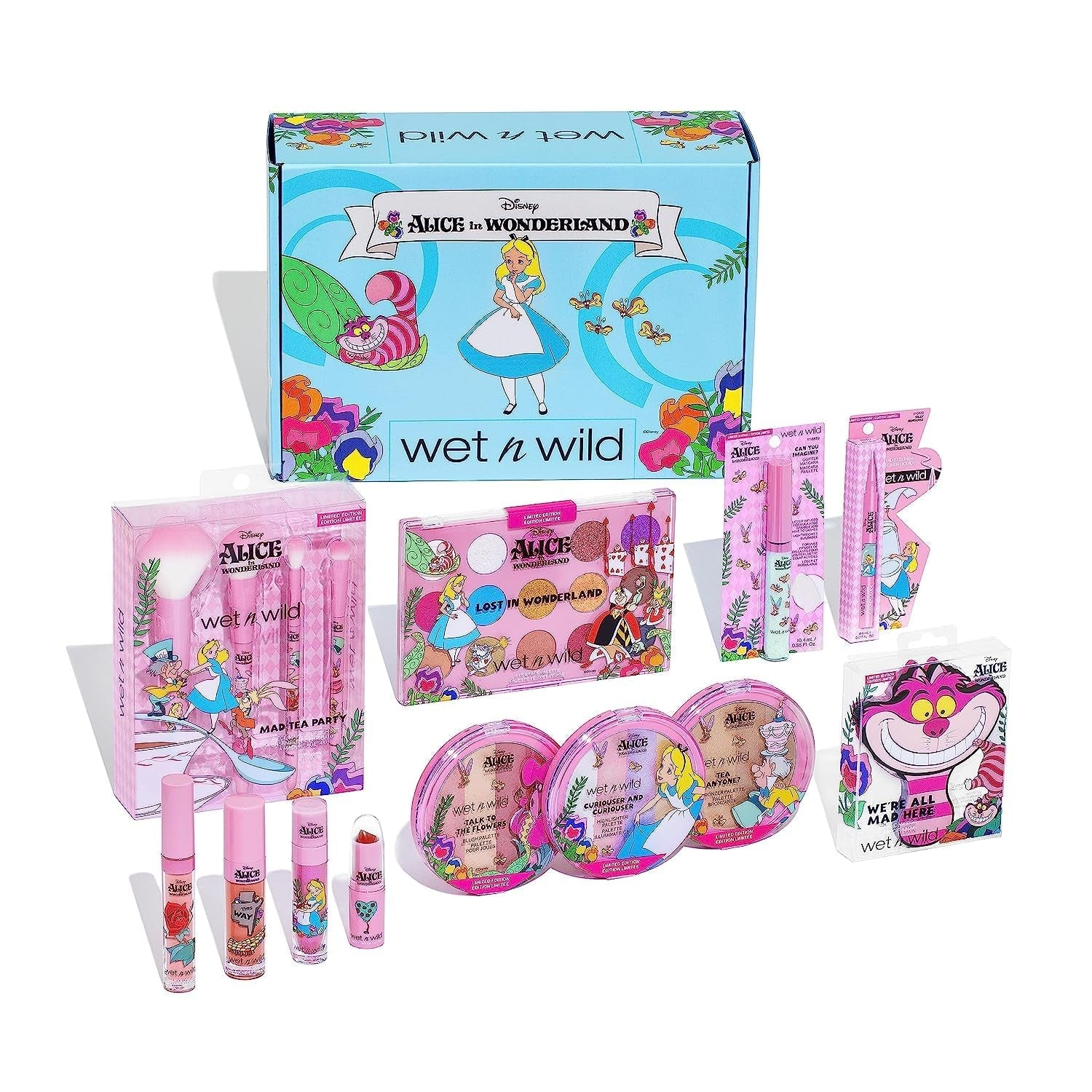 Heavenly Gadget  Alice In Wonderland / 12 Piece Set Alice in Wonderland Makeup Collection