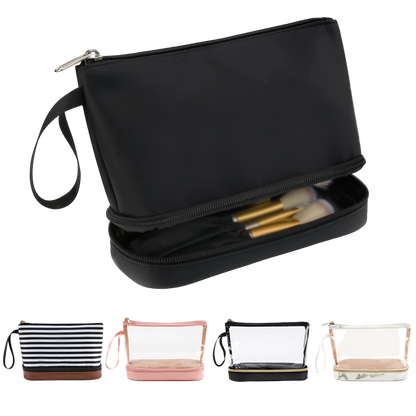 Heavenly Gadget  02-Nylon Black / Small (Pack Of 1) The Jet-Set Makeup Organizer