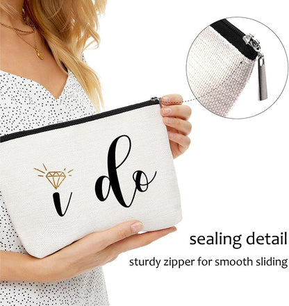 Heavenly Gadget  Multicolor 00014 I Do’ Bridal Makeup Bag