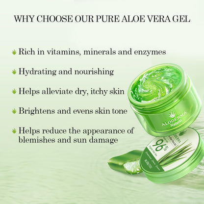 Heavenly Gadget  1 PurePress Aloe Vera Gel – 96% Cold-Pressed Organic