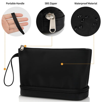 Heavenly Gadget  02-Nylon Black / Small (Pack Of 1) The Jet-Set Makeup Organizer