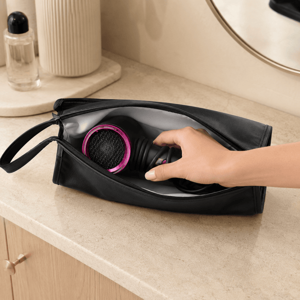 Travel Portable Hair Dryer Storage Bag – PU Organizer Case
