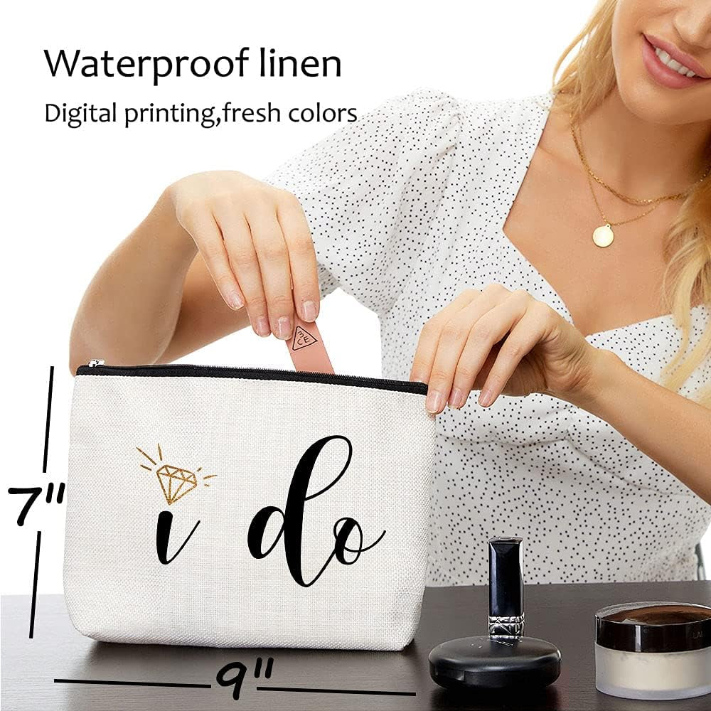 Heavenly Gadget  Multicolor 00014 I Do’ Bridal Makeup Bag