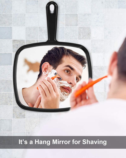 Heavenly Gadget  12.6"L X 8.9"W-3Pcs Salon Pro 3-Pack Hand Mirrors – Extra Large &amp; Durable