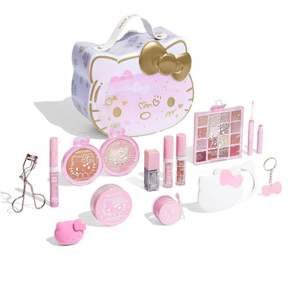 Heavenly Gadget  Hello Kitty / 13 Piece Set Hello Kitty Beauty Vault – 2-Tier Makeup Collection