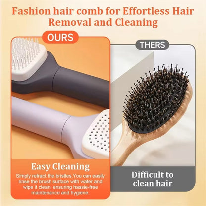 Heavenly Gadget  Air Cushion Self-Cleaning Hair Brush