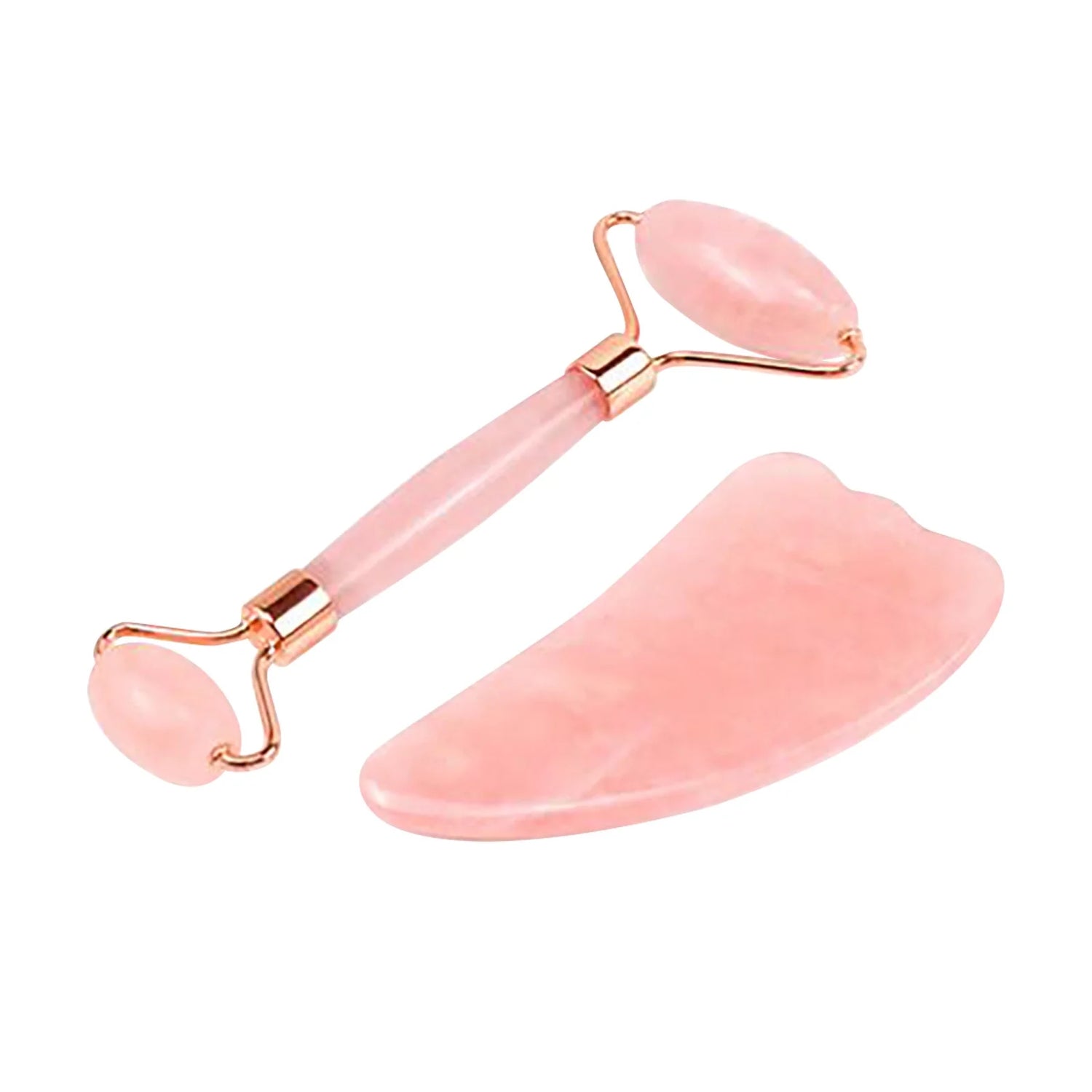 Gua Sha Facial Tools, Jade Roller Set for Skin Care, Reduce Puffiness and Improve Wrinkles, Guasha Tool for Face, Gua Sha Stone Self Care Gift for Woman Man