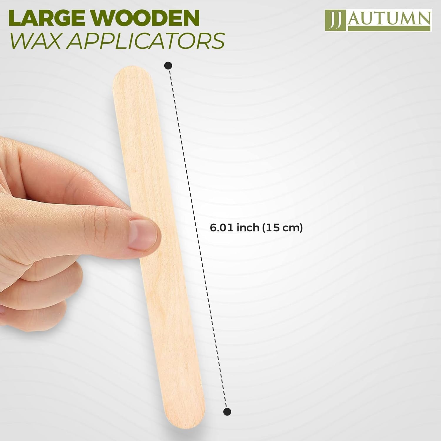 Heavenly Gadget  1 Count (Pack Of 100) Pro Wax Applicator Sticks - 100pk 6" Wooden Tongue Depressors