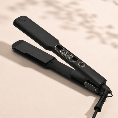 LCD Display Infrared Hair Straightener with Wide Plate