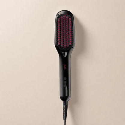 LCD Hair Straightening Comb with Liquid Crystal Display