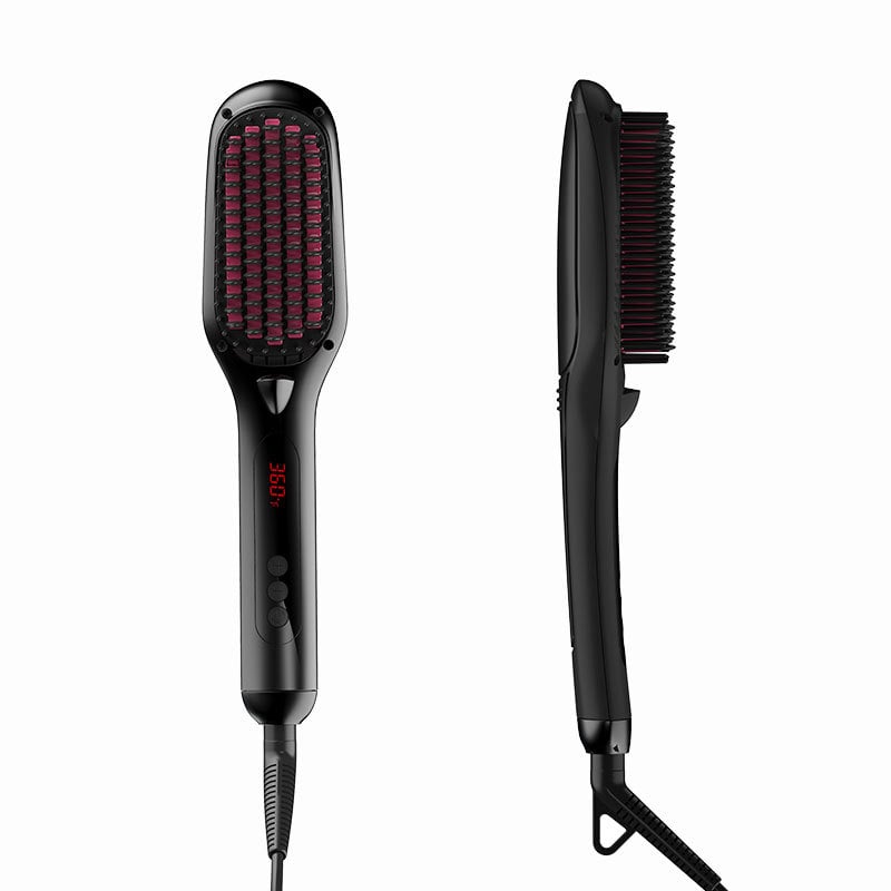 LCD Hair Straightening Comb with Liquid Crystal Display
