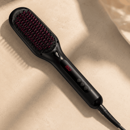 LCD Hair Straightening Comb with Liquid Crystal Display