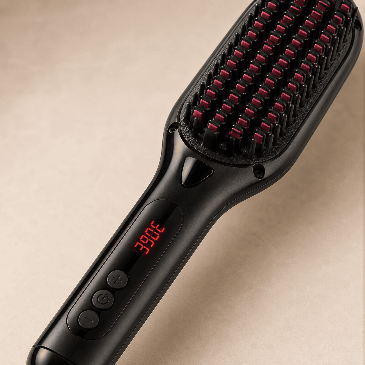 LCD Hair Straightening Comb with Liquid Crystal Display