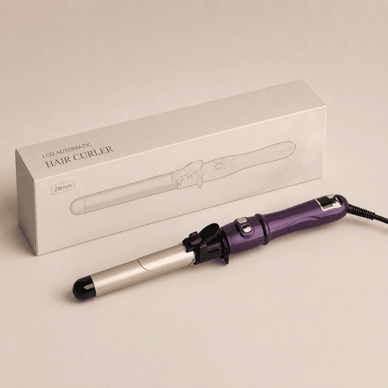 LCD Temperature Controlled Automatic Hair Curler