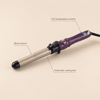 LCD Temperature Controlled Automatic Hair Curler