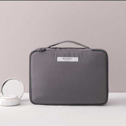Heavenly Gadget L Grey Makeup Bag