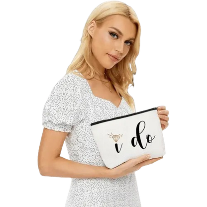 Heavenly Gadget  Multicolor 00014 I Do’ Bridal Makeup Bag
