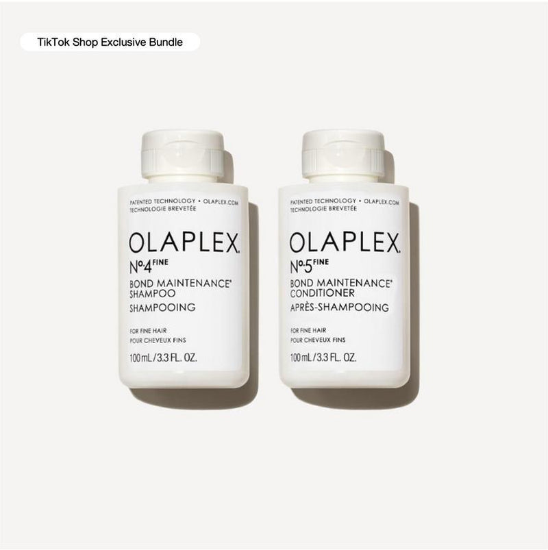 OLAPLEX Double Volume Fine Hair Trial Set - Weightless, Clinically Proven Fine Hair Shampoo &amp; Conditioner to Volumize, Strengthen &amp; Hydrate