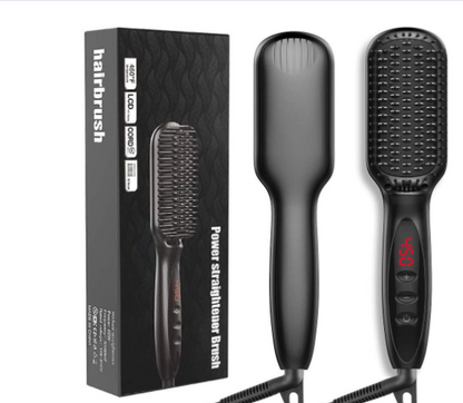 LCD Hair Straightening Comb with Liquid Crystal Display