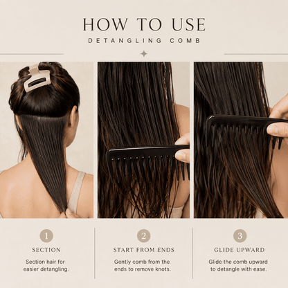 Long Hair Detangling Comb