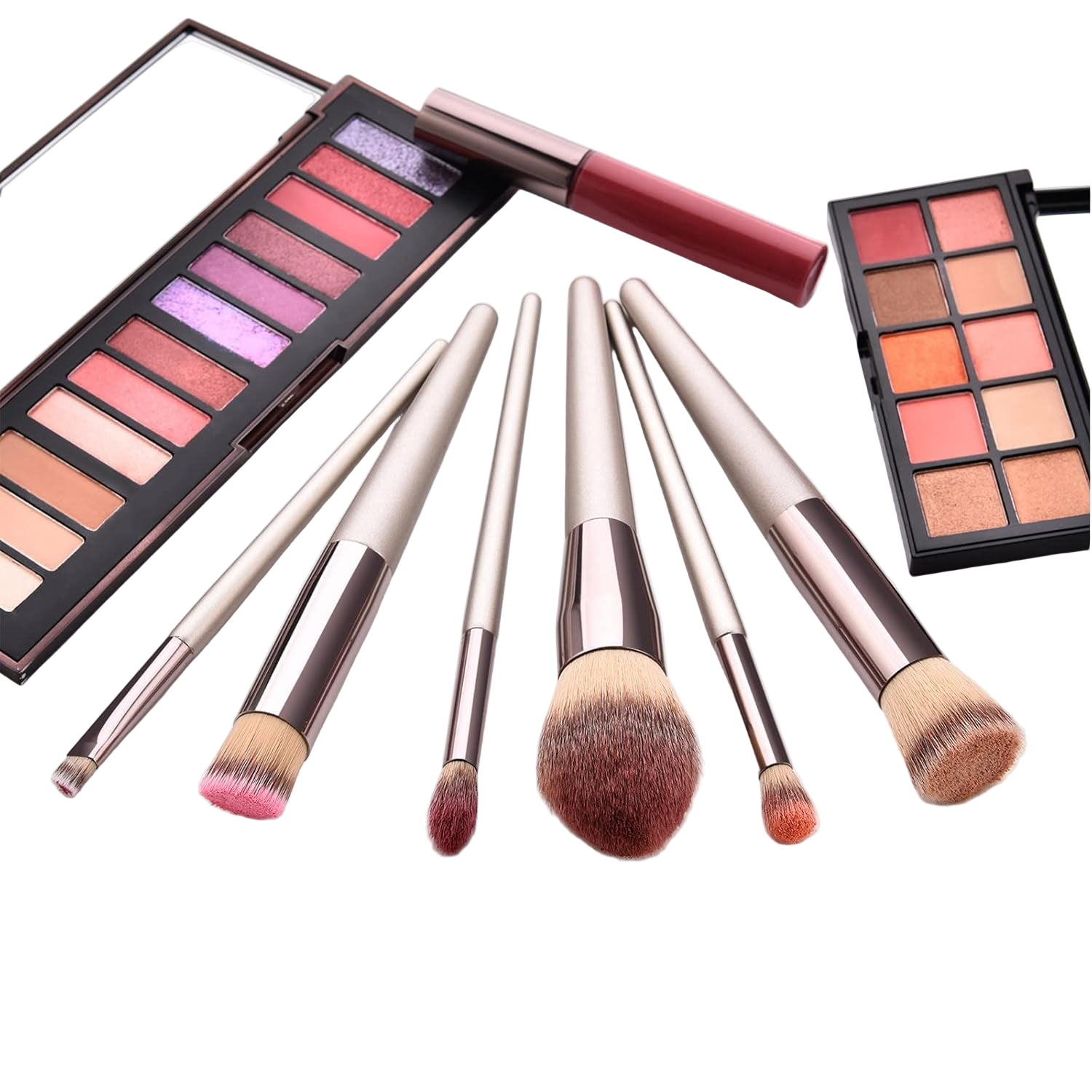 Heavenly Gadget  10Set+1 Champagne Luxe 10-Piece Makeup Brush Set