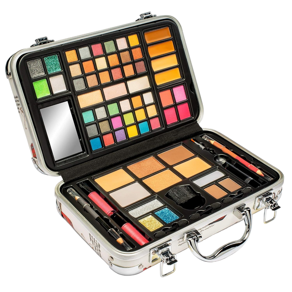 Glam Master Makeup Kit - 41 Color Pro Palette & Full Face Essentials