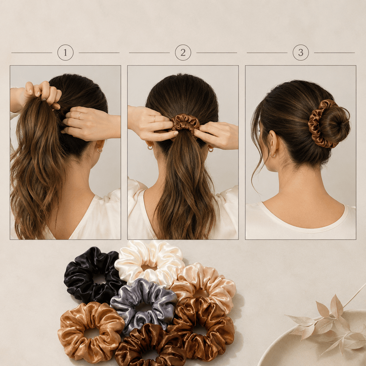 Satin Hair Tie Set