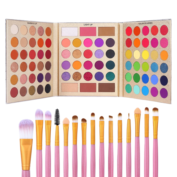 Pro 86-Color Master Palette & Brush Set