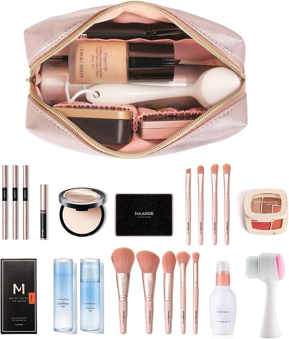 Heavenly Gadget  Rose Gold Trio Travel Makeup Bags