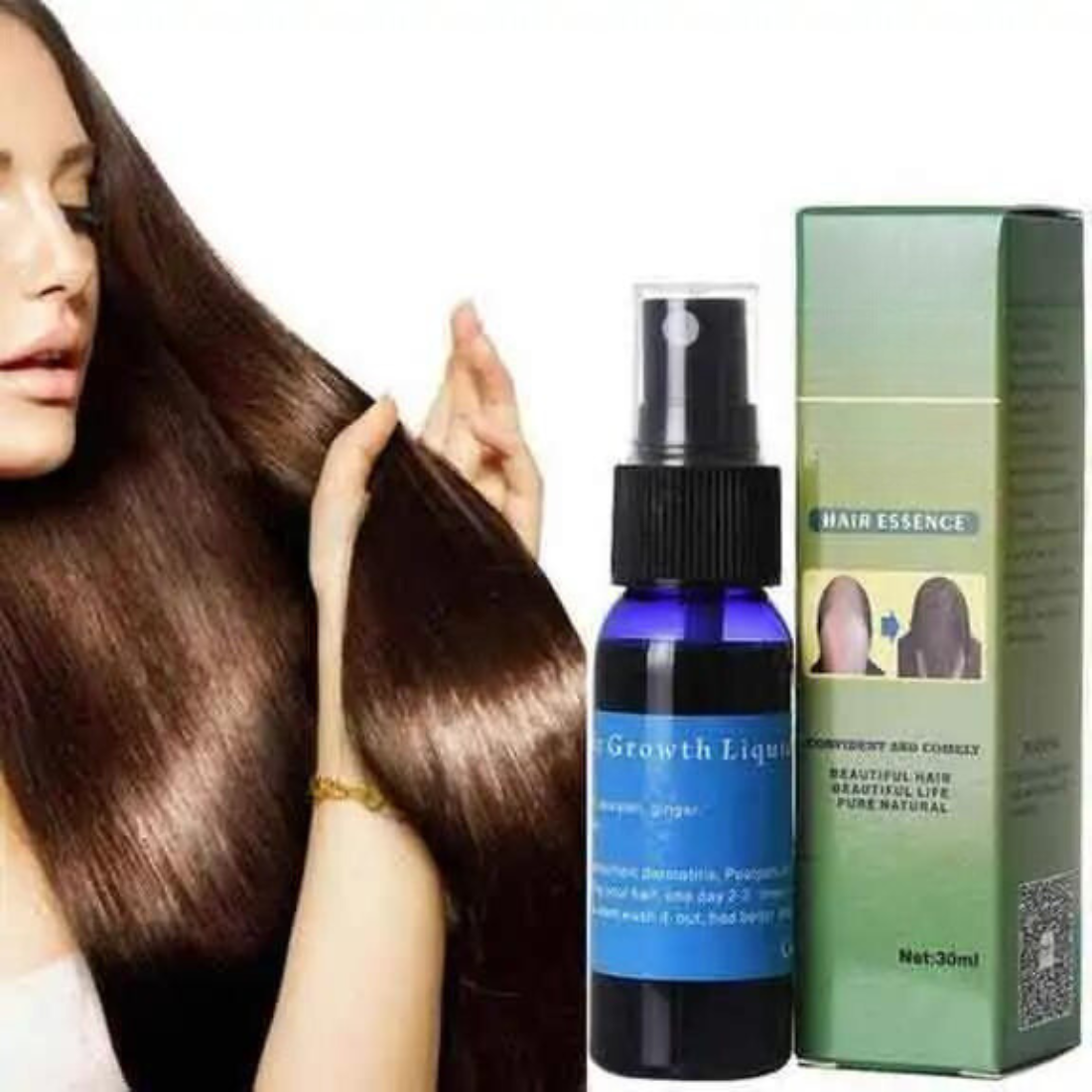 Heavenly Gadget blue Organic Hair Growth Essence